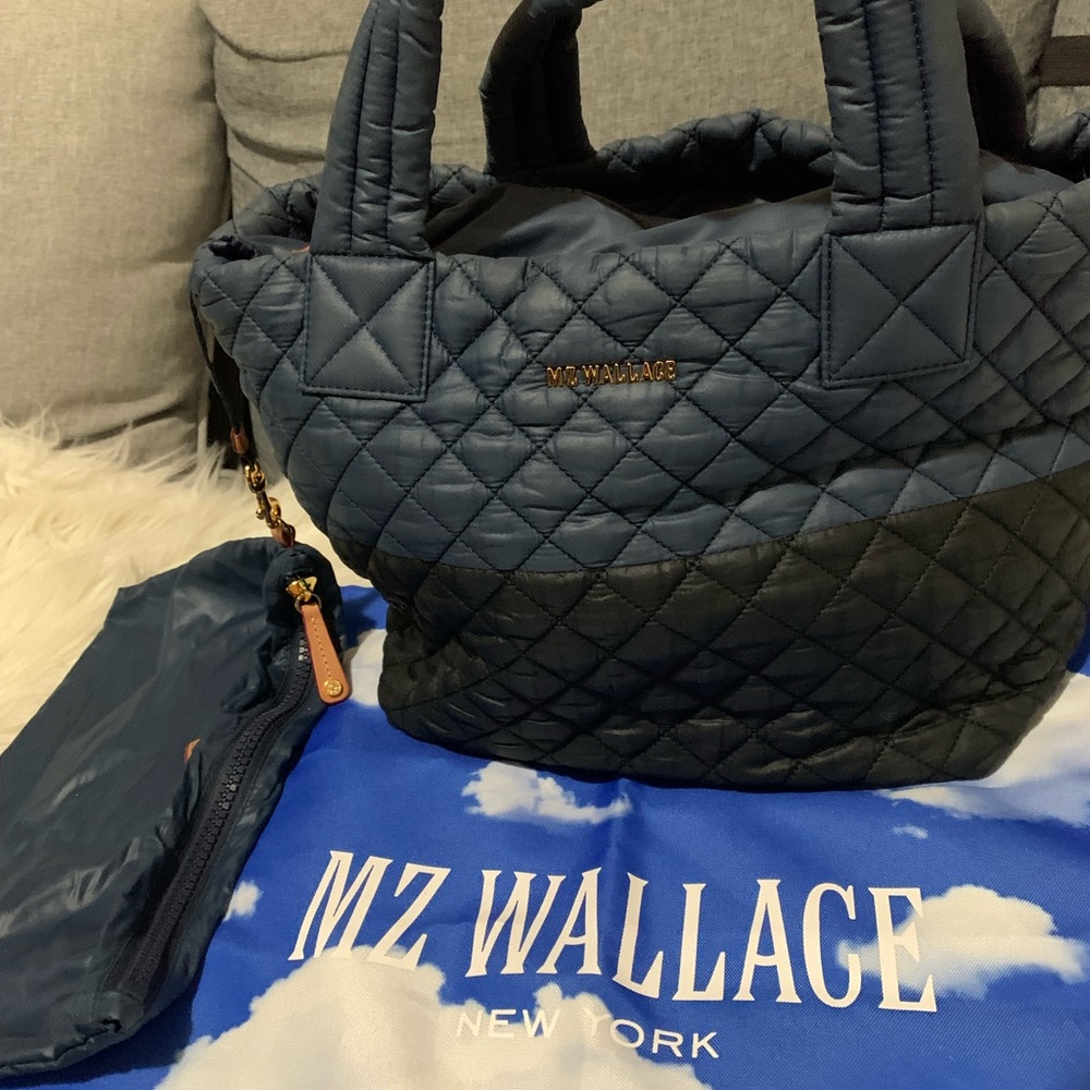 NWOT.  MZ WALLACE METRO TOTE BLK/GRY